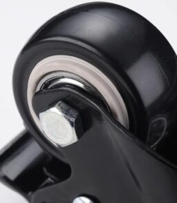 Swivel Caster Wheels with Brake — M8 Threaded Stem