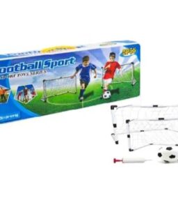 Kids Soccer Goal Set – 2 Football Nets with Ball & Pump (New)