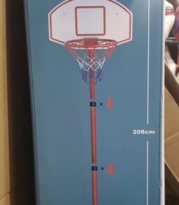 Basketball Hoop Stand – Adjustable Height Kids Hoop (208cm)