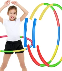 Colorful Detachable Hula Hoop — perfect for kids, adults, fitness, and fun! 🌈