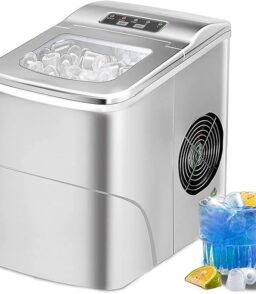 Smad Portable Ice Maker – Countertop, 26lbs/Day, Self-Cleaning | Bullet Ice