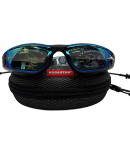 Vegastar Swim Goggles – Anti-Fog UV Protection | Mirrored Lens + Ear Plugs & Case