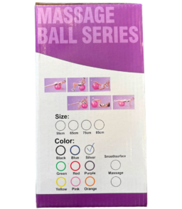 Yoga Exercise Ball with Pump – Anti-Burst Stability Ball, Gym Birthing Ball